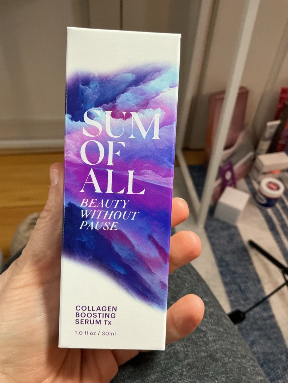 Collagen Boosting Serum Tx — Purple & Blue